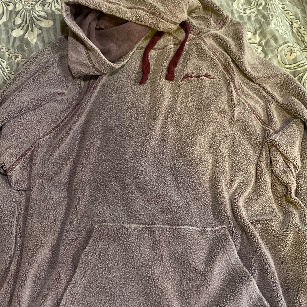 pink sweatshirt